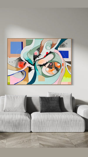 Kaleidoscopic Harmony 100x140 cm