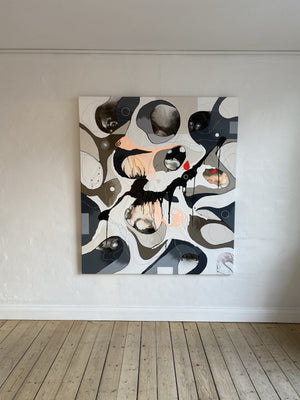 All over the place 160x140 cm